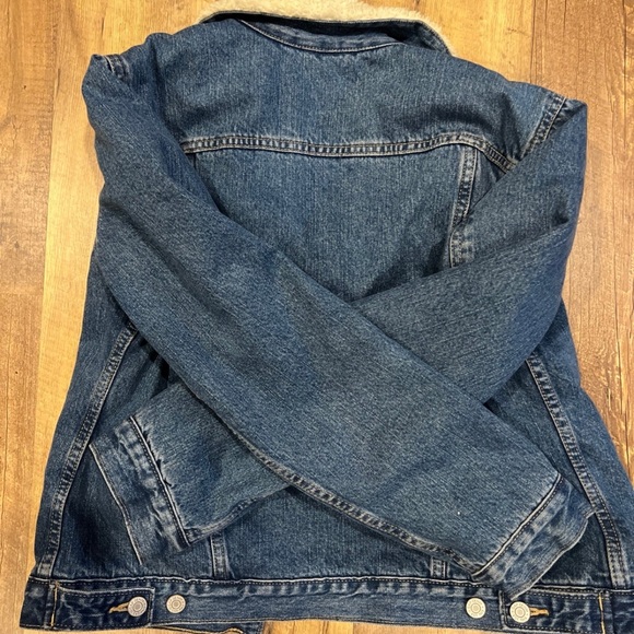 Gap denim Jean Jacket Sherpa lined - Picture 5 of 9